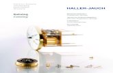Katalog - haller-jauch.de€¦ · 02-11 Seite 3 Metallpendelfedern Suspension Springs Haller Jauch Katalog 2011.indd 3 01.02.2011 14:04:04