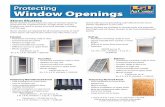 Protecting Window Openings - LSU AgCenter/media/system/6/2/f/3/62f3... · 2016-01-06 · Flashing and water-tight caulk seal Correct flashing and caulking around windows is critical