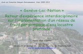 Genève-Lac-Nation Retour d’expérience interdisciplinaire ... · Les déversements d’eaux à évacuer ne doivent pas entraîner dans les eaux: a. (…)formation de boues; ...