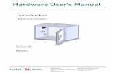 Hardware User’s Manual - Harvard Apparatus Manuals... · 2016-02-09 · or startle and reflex cage. Depending on the needs of the experiment, it can feature additional sound insulation