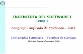 INGENIERÍA DEL SOFTWARE Iproyectopnfi.webcindario.com/descargas/sistemas/uml.pdf · INGENIERÍA DEL SOFTWARE I Tema 2 Lenguaje Unificado de Modelado - UML Universidad Cantabria –
