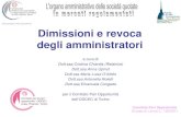 Ente pubblico non economico Dimissioni e revoca degli … 6.pdf · 2018-05-03 · Ente pubblico non economico Indicazioni della Borsa Italiana SOSTITUZIONE (ex art. 123-bis, comma