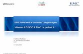 EMC Mehrwert in virtuellen Umgebungen VMware & CISCO & EMC ...€¦ · Avamar moves ~2% weekly x86 Architecture VMware Virtualization Layer CPU Memory NIC Disk Application Operating