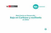 InterCLIMA Perúinterclima.minam.gob.pe/IMG/pdf/Presentacion_Final.pdf · E mun o ten rá que epen er eme as más es, costosas y riesgosas después del 2020 para mantener el cambio