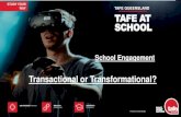 WAY TAFE AT SCHOOL - TAFE Directors AustraliaCert II VETiS are funded by ... Complete a TAFE at School course then a TAFE Queensland diploma and get guaranteed entry into a related