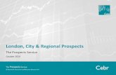 London, City & Regional Prospects · Research (Cebr) as part of our macroeconomic trends, analysis and forecasting advisory membership service, The Prospects Service. This report