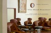 ‘The Real Practice’€¦ · Vinaya 2. It is the Vinaya which distinguishes this community and monastic communities of this tradition from the lay world and from communities of