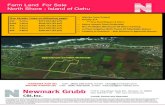 Farm Land For Sale North Shore Island of Oahu...Farm Land For Sale North Shore - Island of Oahu Five Parcels ~map on following page #44 3.18ac $277,042 $2 psf #44A 7.46ac $649,915