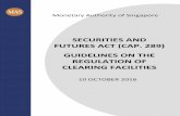 SECURITIES AND FUTURES ACT (CAP. 289) GUIDELINES ON THE ... · Guidelines on the Regulation of Clearing Facilities 4 ... Calculation of obligations – the obligations of transacting