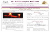 St Anthony’s ParishSt Anthony’s Parishstanthonysparish.net/weeklybulletin/20121209.pdf2012/12/09  · St Anthony’s ParishSt Anthony’s Parish 90 Buckley Street, Noble Park,
