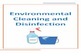 Environmental Cleaning and Disinfection Document...¢  2020-04-10¢  ¢â‚¬¢Cleaning is the removal of visible