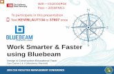 Work Smarter & Faster using Bluebeam · 2018-11-14 · Work Smarter & Faster using Digital Tools. 1. Describe what Bluebeam is and overview of capabilities. 2. Demonstrate how Bluebeam