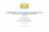 Florida Department of Health in St. Johns County COMMUNITY ... · Introduction This is the 2019 annual report for the 2017-2020 St. Johns County Community Health Improvement Plan