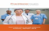 PRACTITIONER HEALTH MATTERS PROGRAMME ANNuAL … · medical, dental and pharmacy professions have been supported by the service. We recognise that practitioners can find it difficult