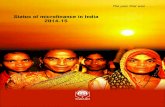 Status of microfinance in India 2014-15 - NABARD … · 1.1 The Self Help Group Bank Linkage model is a shining star in the galaxy of microfinance. The SHG programme in India is the