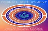 Formal Recruitment - The Inter-Sorority Council at …...Dear Students, Welcome to Formal Recruitment 2016 - get ready for an exciting week! The Inter-Sorority Council strives to uphold