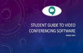 Trial of Video conferencing software - MOE Guide - Google … · VIDEO CONFERENCING –COMMUNICATION PROTOCOL 1. All students need to mute the audio sound and disable “Start Video”