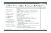 New Indian Journal of Pediatrics - Pediatrics Association of India | …pai-india.org/data/uploads/nijp/nijp-2014/january-march... · 2020-03-29 · Nabendu Choudhary. There was immense