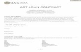 ART LOAN CONTRACT - Art Museum of the Americasmuseum.oas.org/img/forms/loanoutgoing.pdf · · Indicate whether the Artworks may be photographed and reproduced for normal publicity,