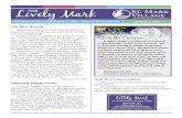 Lively Mark THE...2020/07/08  · For the Residents of St. Mark Village Doug Fresh, CEO Editor: Ellen Wade Layout and Design: Tina Glandis Layout and Design: Marlene Di Maria Lively