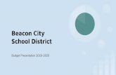 School District Beacon City · 2019-04-11 · Mission – to prepare EVERY student for learning, life, and work beyond school. Vision – that every student leaves Beacon City with