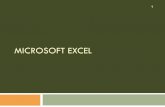 Microsoft Excel · 2016-10-30 · Starting Excel application 3 To start MS . Excel do the following: 1. From the Startbutton on the taskbar , select All Programs. 2. Select Microsoft