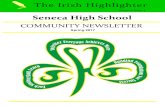 Volume 6 Seneca High School · Seneca High School !nicipates a Decline in Student Enrollment: Projected student enrollment numbers over the next ten years at Seneca Township High
