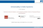 H.-W. Hammer Helmholtz-Institut fur Strahlen- und ...€¦ · Universality in Halo Systems H.-W. Hammer Helmholtz-Institut fur Strahlen- und Kernphysik and Bethe Center for Theoretica¨