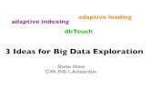 3 Ideas for Big Data Exploration · 3 Ideas for Big Data Exploration Stratos Idreos CWI, INS-1, Amsterdam adaptive indexing adaptive loading dbTouch. data is everywhere. years daily
