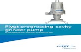 Flygt progressing-cavity grinder pump · sible pumps. Inside our progres-sing-cavity pump, you’ll find a squirrel cage induction motor, made to Class F specifications. The stator