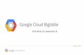 Google Cloud Bigtable · PDF file 2016/02/03  · Google Research Publications. Google Research Publications. Managed Cloud Versions Bigtable Flume Dremel. Managed Cloud Versions Bigtable