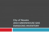 City of Novato 2014 GREENHOUSE GAS EMISSIONS …cms6ftp.visioninternet.com/novato/agendas/pdfstaffreports/cc030717_I-5_PP.pdfState of the Climate 2016. 400+ ppm Carbon Dioxide Levels