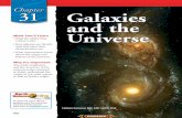 Chapter 31: Galaxies and the Universe - A C Reynolds High · • How galaxies are distrib-uted and what their characteristics are. • What astronomers know about the origin and history