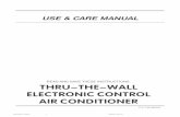ELECTRONIC CONTROL AIR CONDITIONER - Lawn & Garden Repair ... · ROOM AIR CONDITIONER WARRANTY Yourproduct is protected by this warranty Your appliance is warranted by Electrolux.