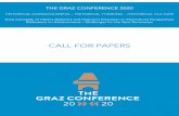 CALL FOR PAPERS - Universität Graz · 2019-11-12 · Peter Seixas (VANCOUVER, CAN) Peter Lee (UK) Denis Shemilt (UK) Sam Wineburg (STANDFORD, USA) CONFERENCE MANAGEMENT AND ORGANIZATION