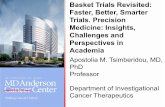 Basket Trials Revised: Faster, Better, Smarter Trials. Precision … · 2019-10-30 · PATIENTS RANDOMIZED IN IMPACT2: Cumulative plot of patients randomized in IMPACT2: Genomic Alterations: