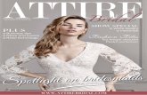 ATTIRE...ATTIRE 23 Contents 52 Time for tea-length Regulars 28 Industry news Discover the latest bridal collections and trade events 38 Hine Insurance Rachael Carrington discusses