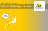 Kolte Patil Developers Ltd - Q4 & FY2015 Results …...Undri - NIBM, Pune 0.02 112 4,859 141 Allura - Phase II (24K Glamore) 0.3 75% 0.2 Margosa Heights I, II & III 0.9 50% 0.5 Mohamad