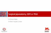 Surgical jejunostomy, DEPJ or PEGJ · Simon Gabe Surgical jej DEPJ or PEGJ BAPEN 2018 Created Date: 20181123110357Z ...