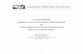 CFA HANDBOOK FEDERAL AND STATE LEGAL PROTECTIONS OF ... · 1 cfa handbook federal and state legal protections of consumers’ financial information privacy and security mark silbergeld