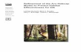 Refinement of the Arc-Habcap model to predict …Rocky Mountain Research Station Research Paper RMRS-RP-51 September 2004 Refi nement of the Arc-Habcap Model to Predict Habitat Effectiveness