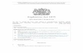 Explosives Act 1875 - Legislation.gov.uk · been made appear in the content and are referenced with annotations. (See end of Document for details) Explosives Act 1875 1875 CHAPTER