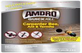 INDOOR/OUTDOOR Carpenter Bee,...Carpenter Bee, Ant & Termite Distributed by: Central Garden & Pet, Garden Division 1000 Parkwood Circle, Suite 700 Atlanta, GA 30339 EPA Reg. No. 279-3349-90098