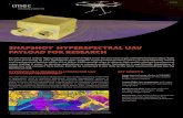 SNAPSHOT HYPERSPECTRAL UAV PAYLOAD ... - drupal.imec … · Standard configuration 8 / 10 bits On-demand customization 13bits (SWIR) Optics 16 / 25 / 35 / 50mm lenses - F2.0 - C-mount