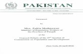 Statement - United Nations...PAKISTAN PERMANENT MISSION TO THE UNITED NATIONS 8 EAST 65th STREET - NEW YORK, NY 10021 - (212) 879-8600 (Please check against delivery) Statement by