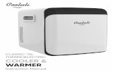 CLASSIC-15L THERMOELECTRIC COOLER & WARMERpdf.lowes.com/operatingguides/1002099154_oper.pdf · For cooling, our customers often store breast milk, beauty and skincare products, cold