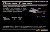 RMW Series Pumps Plunger Pumps - AR North America · 2019-02-20 · Plunger Pumps Operating Instructions and Parts Manual 10.06 RMW Series Pumps First Choice When Quality Matters