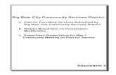 Big Bear City Community Services District · 6/18/2014  · Big Bear City Community Services District: a. Plan for Providing Services Submitted by Big Bear City Community Services