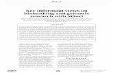 Key informant views on biobanking and genomic research ...... · including cultural issues,16,17 governance issues,18,19 consent processes,20 social equi-poise,21,22 distribution