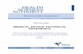 MEDICAL DEVICE TECHNICAL REFERENCE · MEDICAL DEVICE TECHNICAL REFERENCE FEBRUARY 2020 ... least one of the GHTF founding members (Australia, Canada, European Union, Japan and ...